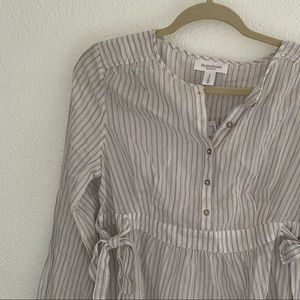 Tie Detail Maternity Blouse
